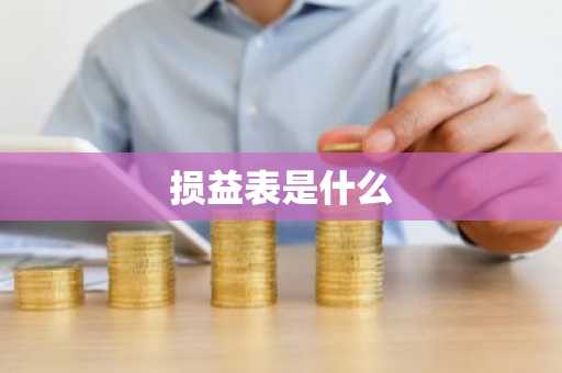 损益表是什么