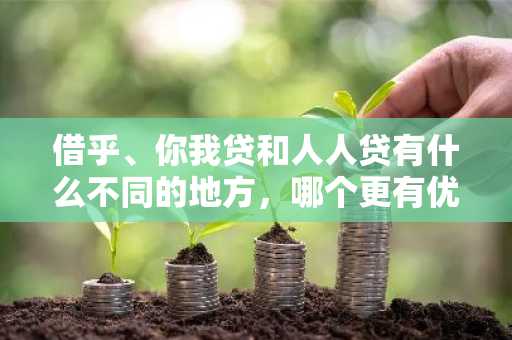 借乎、你我贷和人人贷有什么不同的地方，哪个更有优势呢？