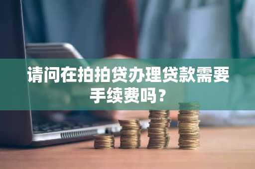 请问在拍拍贷办理贷款需要手续费吗？