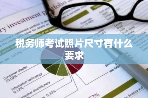 税务师考试照片尺寸有什么要求