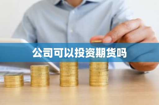 公司可以投资期货吗
