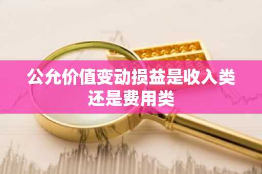 公允价值变动损益是收入类还是费用类