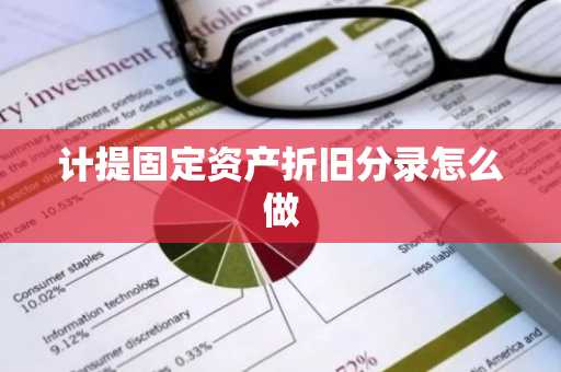 计提固定资产折旧分录怎么做
