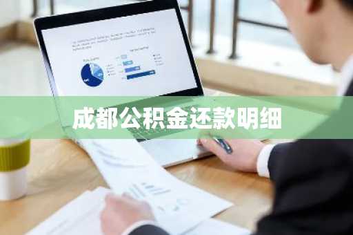 成都公积金还款明细
