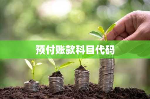 预付账款科目代码