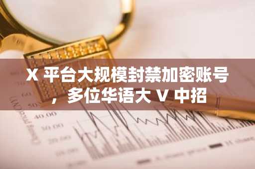 X 平台大规模封禁加密账号，多位华语大 V 中招
