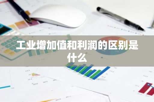工业增加值和利润的区别是什么
