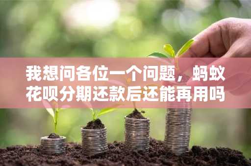 我想问各位一个问题，蚂蚁花呗分期还款后还能再用吗？