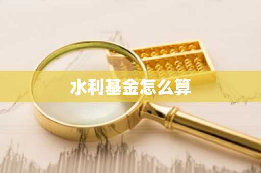 水利基金怎么算