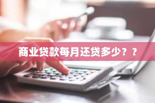 商业贷款每月还贷多少？？