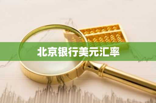 北京银行美元汇率