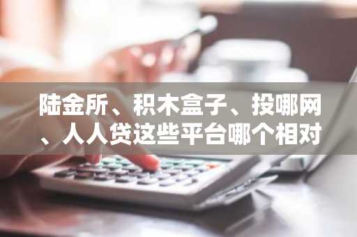 陆金所、积木盒子、投哪网、人人贷这些平台哪个相对来说更好一些？
