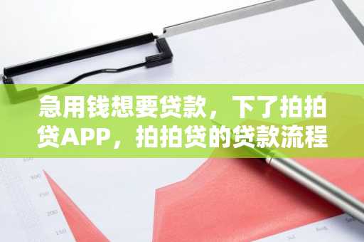 急用钱想要贷款，下了拍拍贷APP，拍拍贷的贷款流程是什么，什么时候还钱