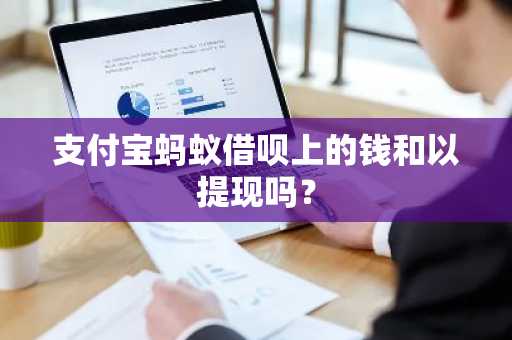 支付宝蚂蚁借呗上的钱和以提现吗？
