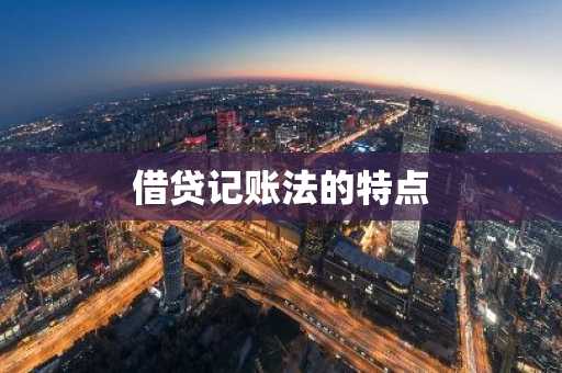 借贷记账法的特点