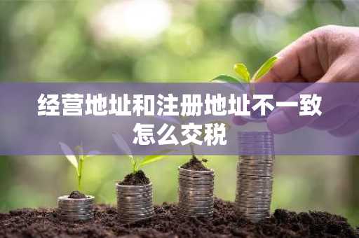 经营地址和注册地址不一致怎么交税