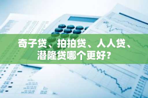 奇子贷、拍拍贷、人人贷、潜隆贷哪个更好？