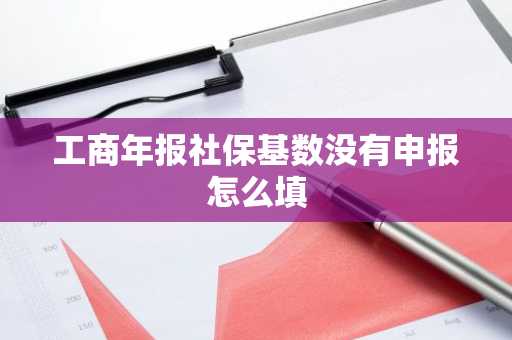 工商年报社保基数没有申报怎么填
