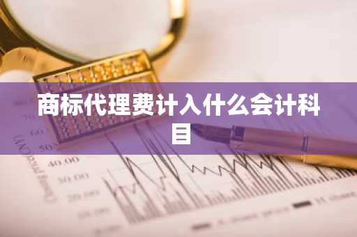 商标代理费计入什么会计科目