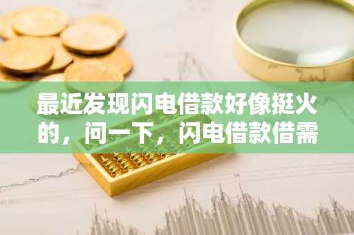 最近发现闪电借款好像挺火的，问一下，闪电借款借需要怎么用啊？