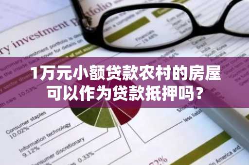 1万元小额贷款农村的房屋可以作为贷款抵押吗？
