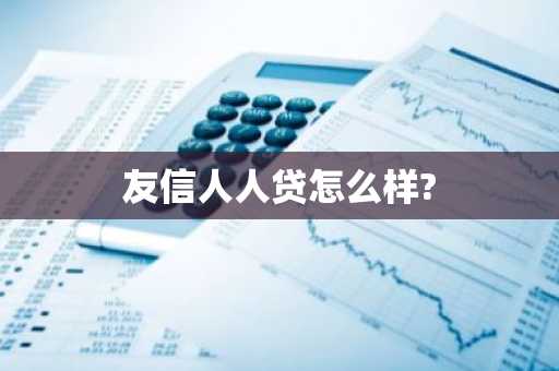 友信人人贷怎么样?