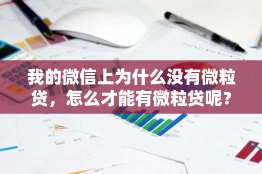 我的微信上为什么没有微粒贷，怎么才能有微粒贷呢？方法是什么？
