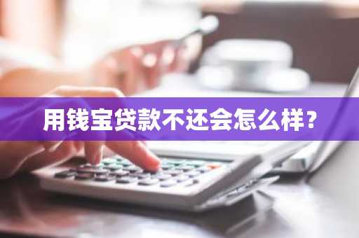 用钱宝贷款不还会怎么样？