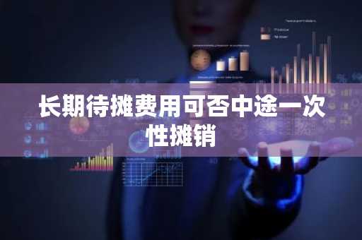长期待摊费用可否中途一次性摊销