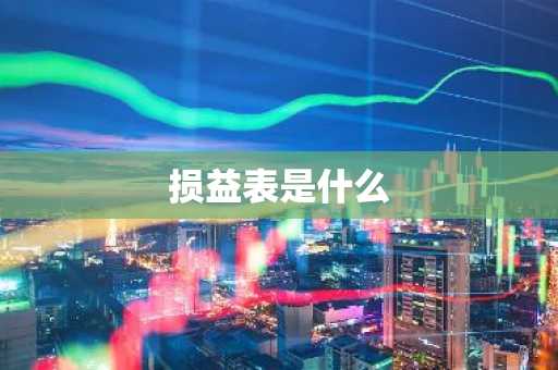 损益表是什么