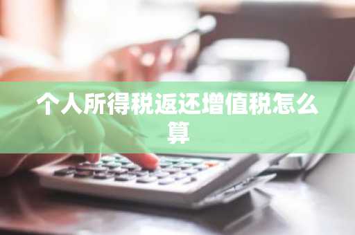 个人所得税返还增值税怎么算