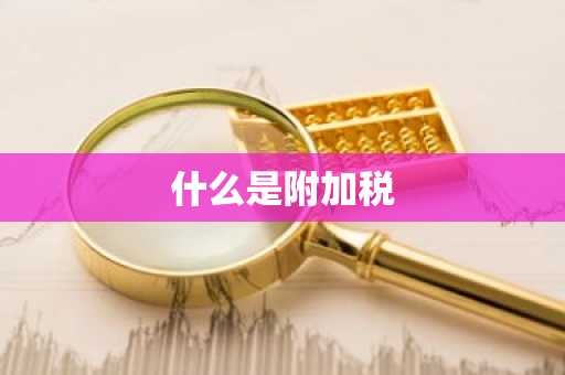 什么是附加税