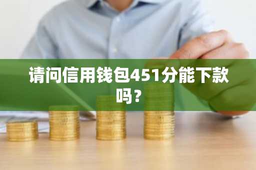 请问信用钱包451分能下款吗？