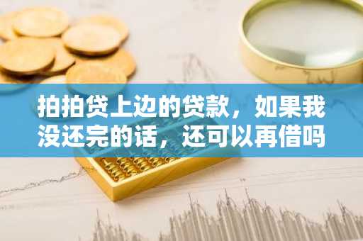 拍拍贷上边的贷款，如果我没还完的话，还可以再借吗？