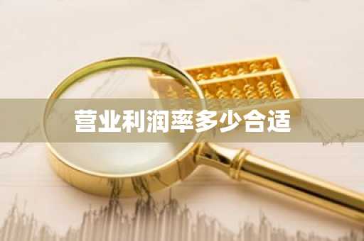营业利润率多少合适