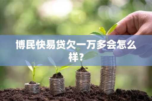 博民快易贷欠一万多会怎么样？
