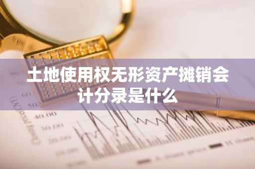 土地使用权无形资产摊销会计分录是什么