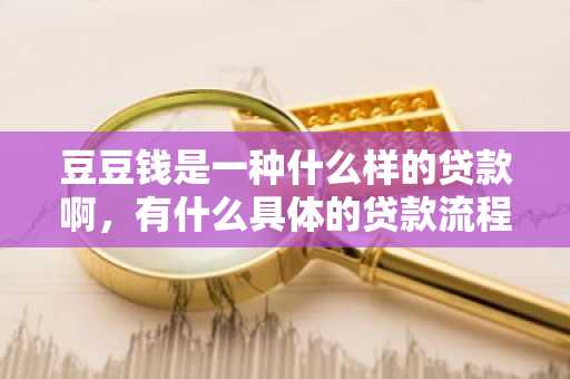 豆豆钱是一种什么样的贷款啊，有什么具体的贷款流程吗？