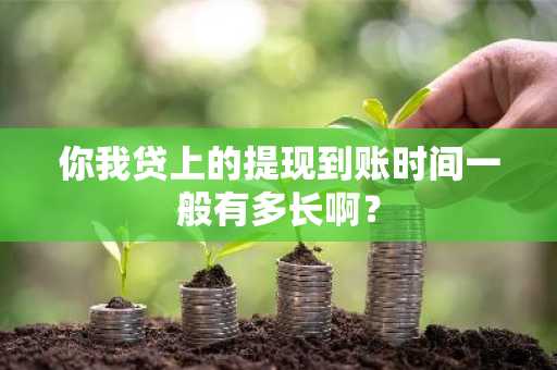 你我贷上的提现到账时间一般有多长啊？