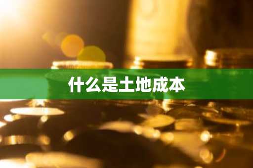 什么是土地成本