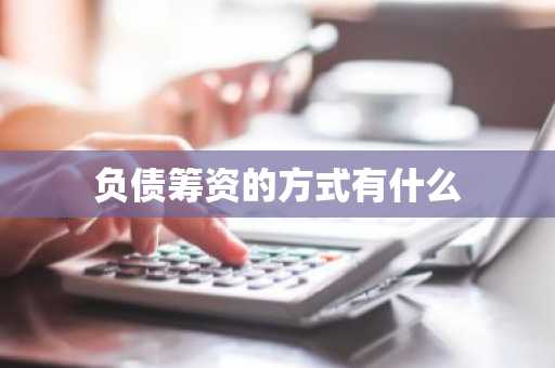 负债筹资的方式有什么