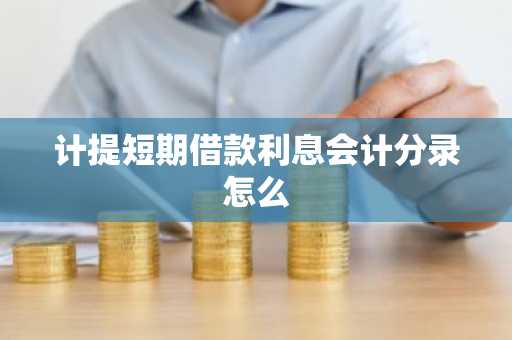 计提短期借款利息会计分录怎么