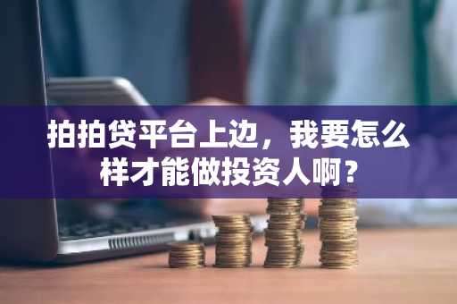 拍拍贷平台上边，我要怎么样才能做投资人啊？