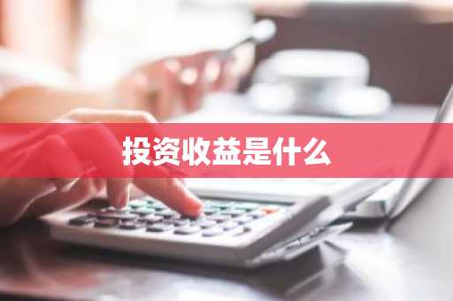 投资收益是什么