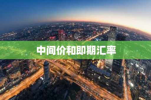 中间价和即期汇率