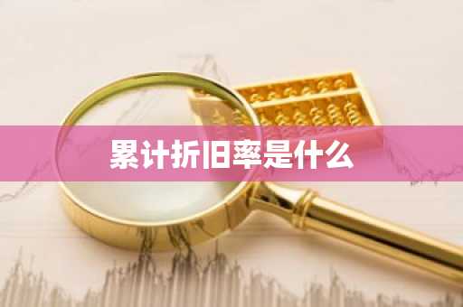 累计折旧率是什么