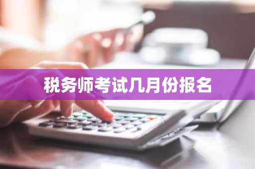 税务师考试几月份报名