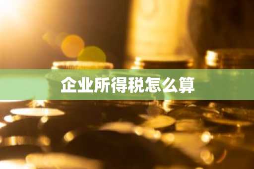 企业所得税怎么算