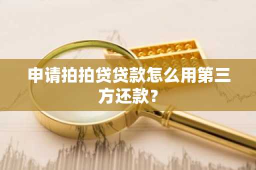 申请拍拍贷贷款怎么用第三方还款？