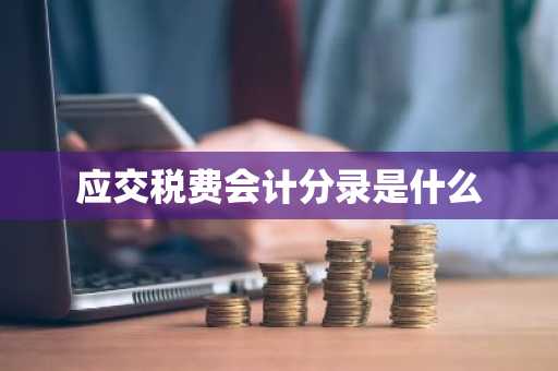 应交税费会计分录是什么